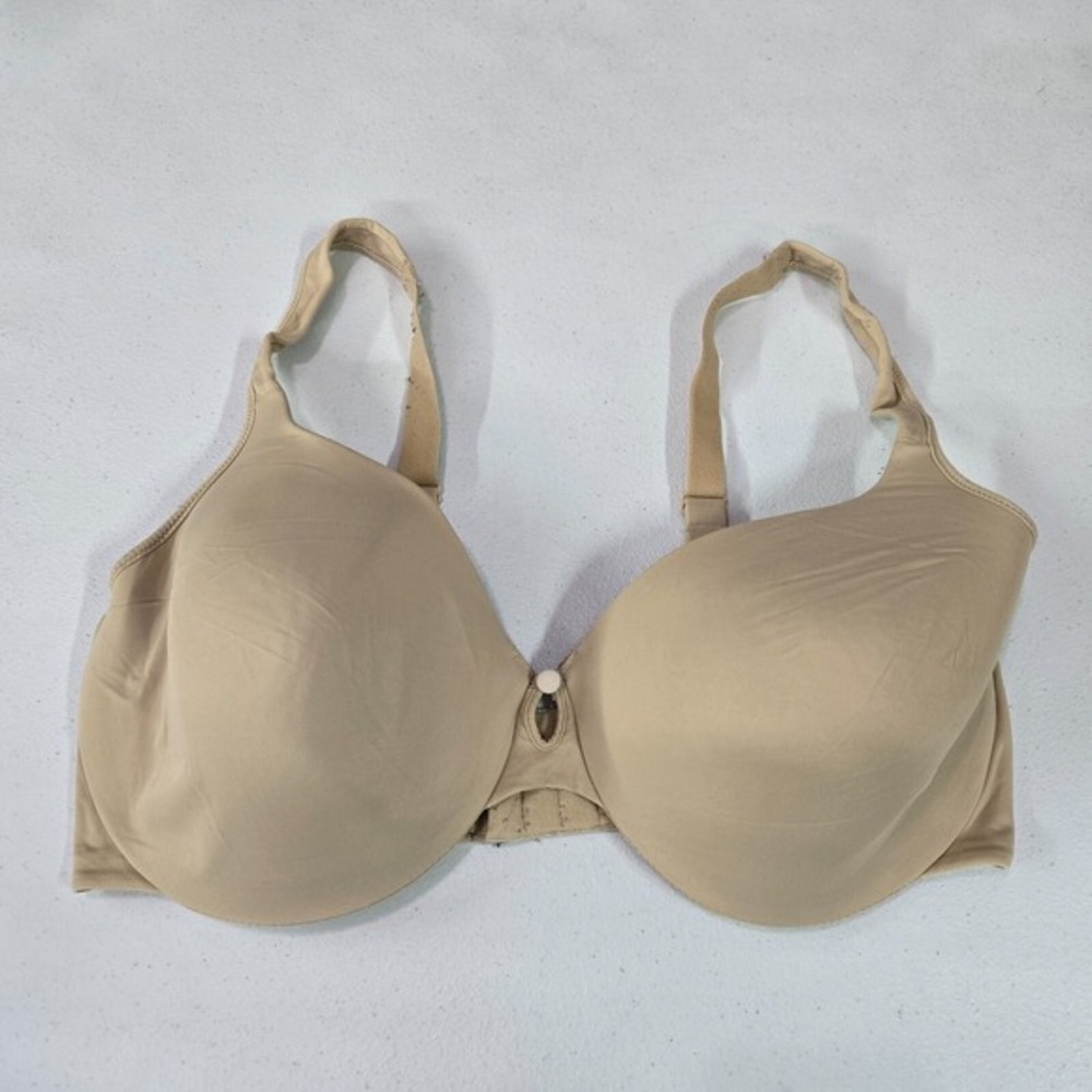 Bali Women Bra 38DD Brown Underwire Lightly Lined Smooth Adjustable Straps